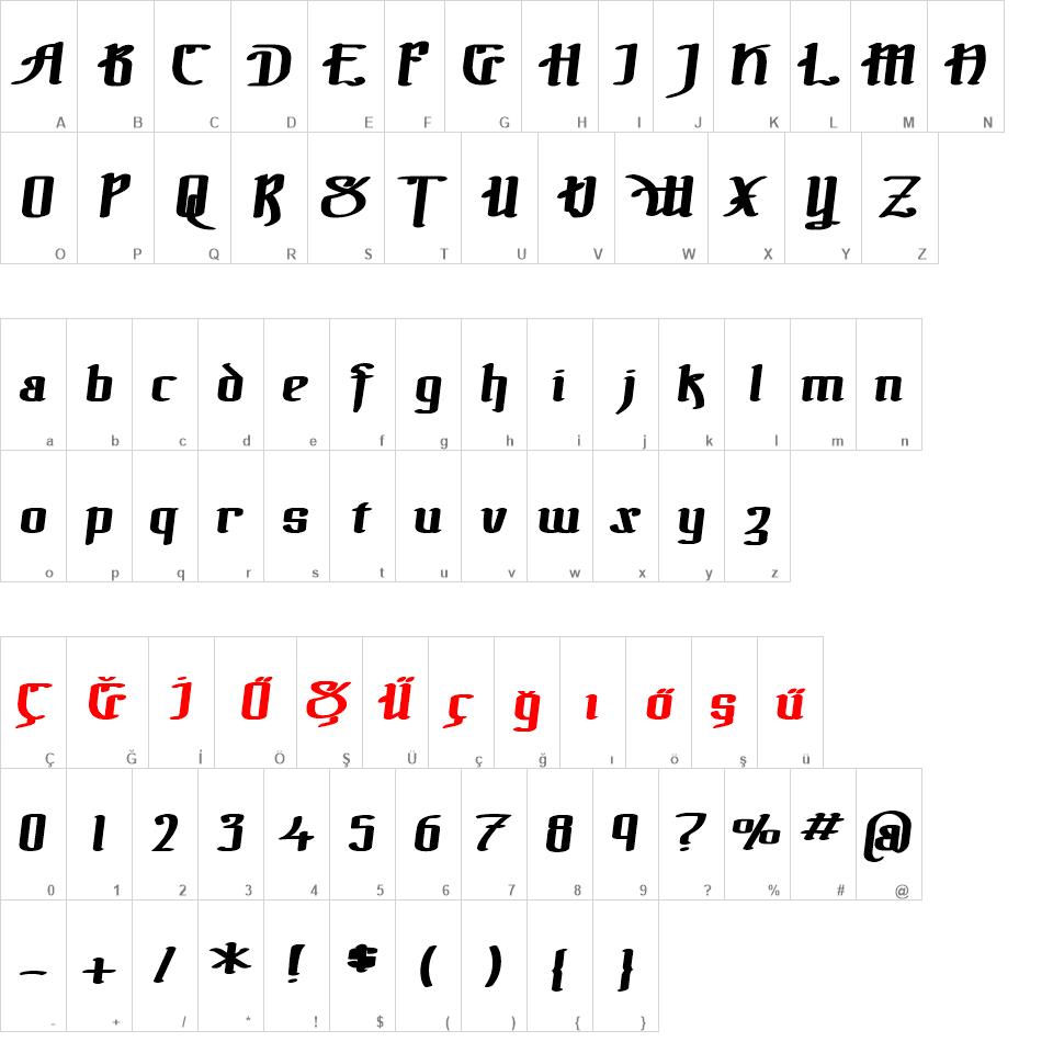 The Black Bloc font